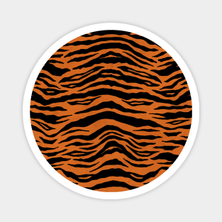 Classic Orange Tiger Print Magnet